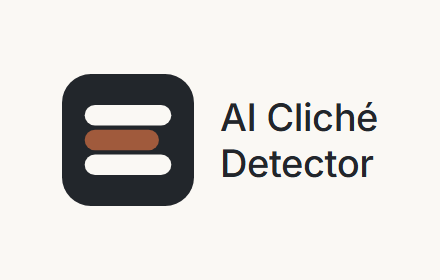 AI Cliché Detector promo tile
